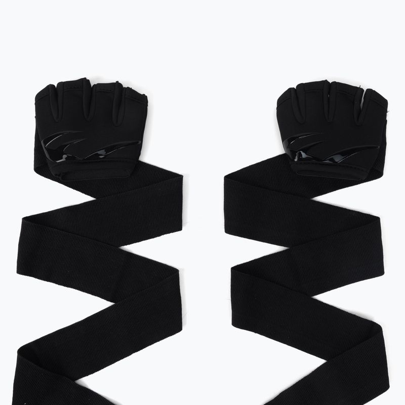 EVERLAST 4345 mănuși de gel cu chingi negre EV4345