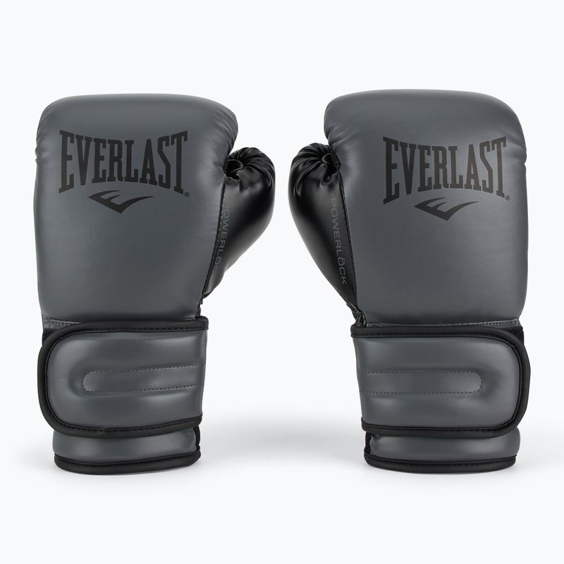 Mănuși de box  Everlast Powerlock 2 charocal 2