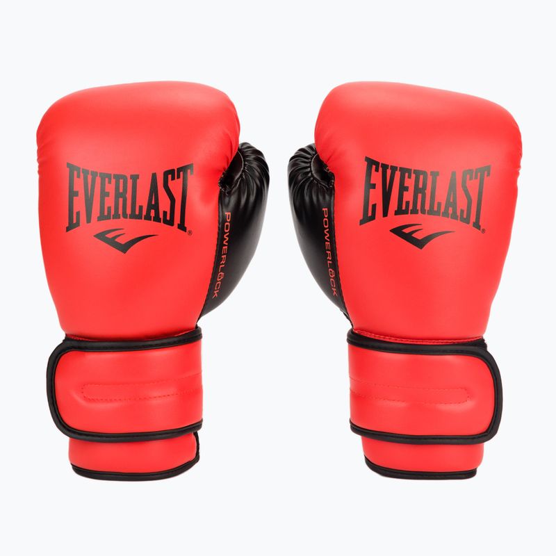 Mănuși de box pentru bărbați EVERLAST Powerlock Pu, roșu, EV2200 RED-10 oz.