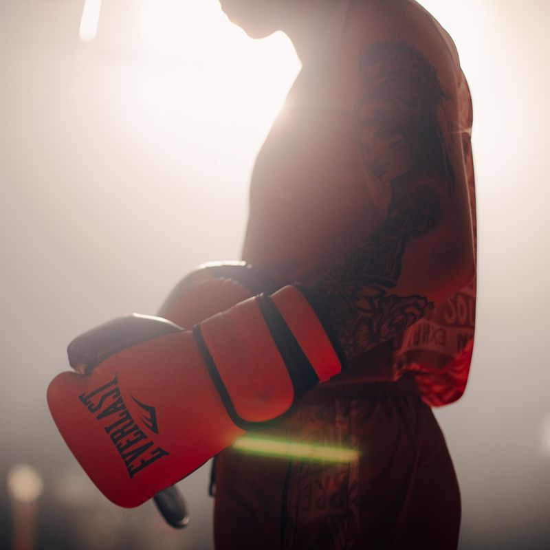 Mănuși de box pentru bărbați EVERLAST Powerlock Pu, roșu, EV2200 RED-10 oz. 6