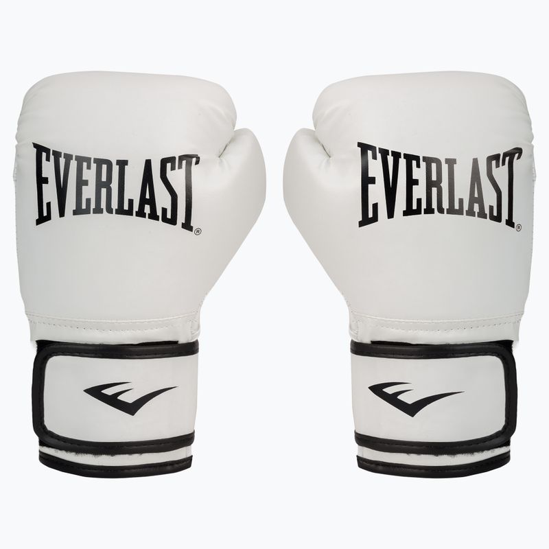 Mănuși de box pentru bărbați EVERLAST Core 4, alb, EV2100 WHT-S/M