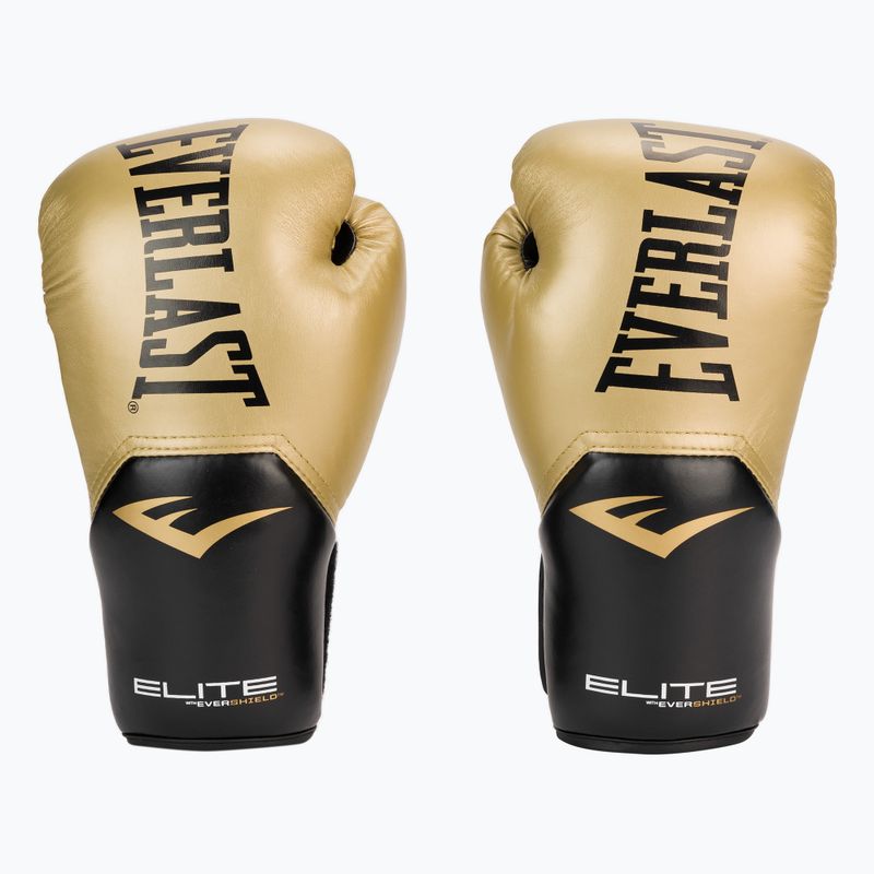 Mănuși de box pentru bărbați EVERLAST Pro Style Elite 12, auriu, EV2500 GOLD-10 oz.