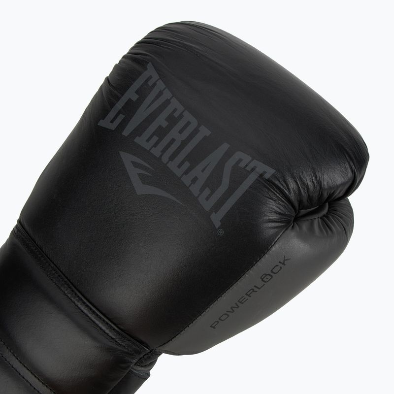 Mănuși de box Everlast Powerlock 2 Laced Pro Training black 5