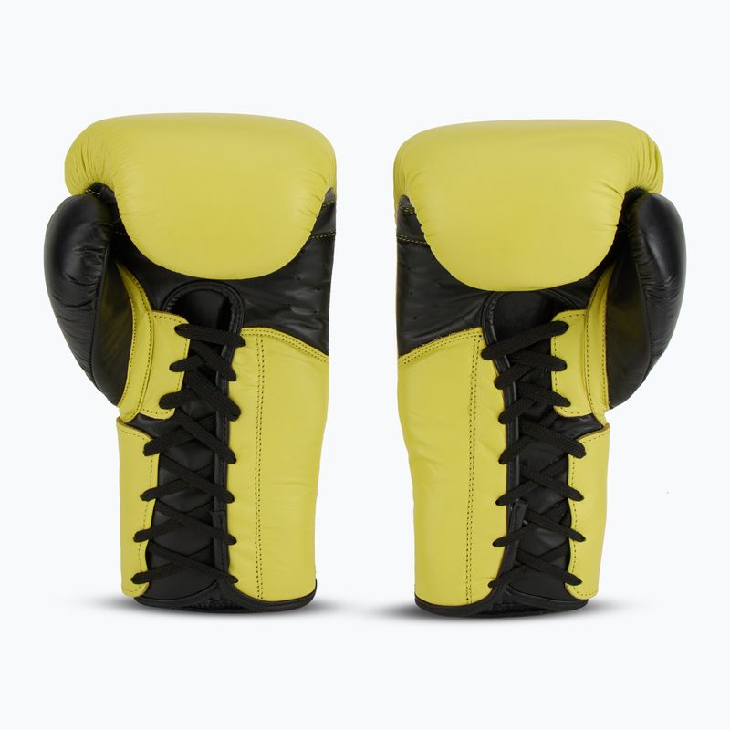 Mănuși de box Everlast Powerlock 2 Laced Pro Training neon yellow 3