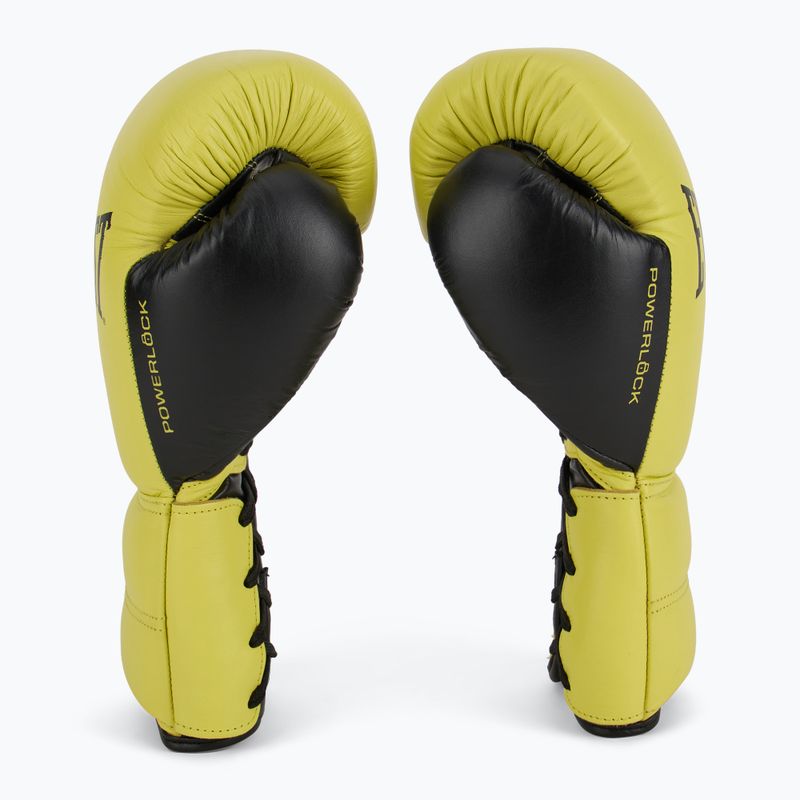 Mănuși de box Everlast Powerlock 2 Laced Pro Training neon yellow 4