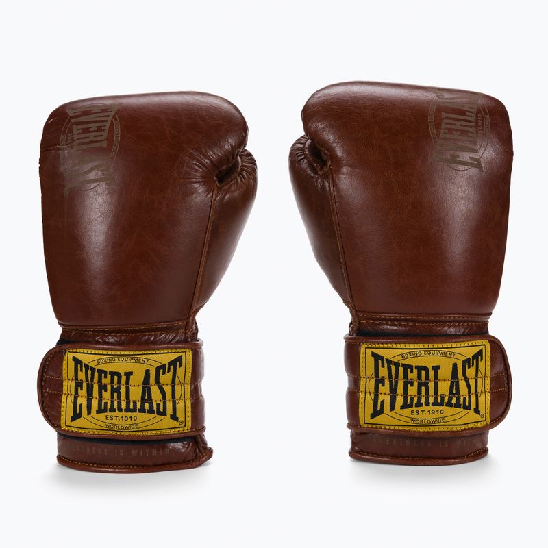 EVERLAST 1910 Mănuși de box Classic Pro maro EV1910PRO