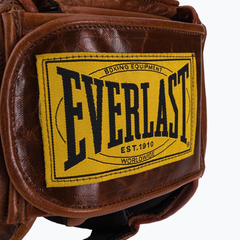 Cască de box Everlast 1910 PRO maro 4660 4