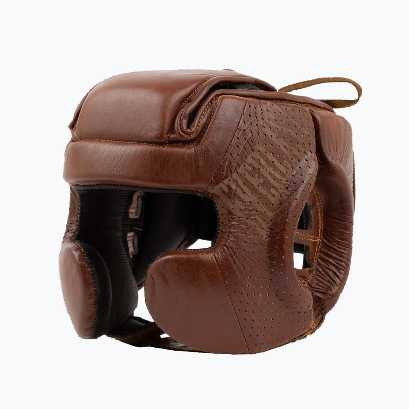 Cască de box Everlast 1910 PRO maro 4660 8