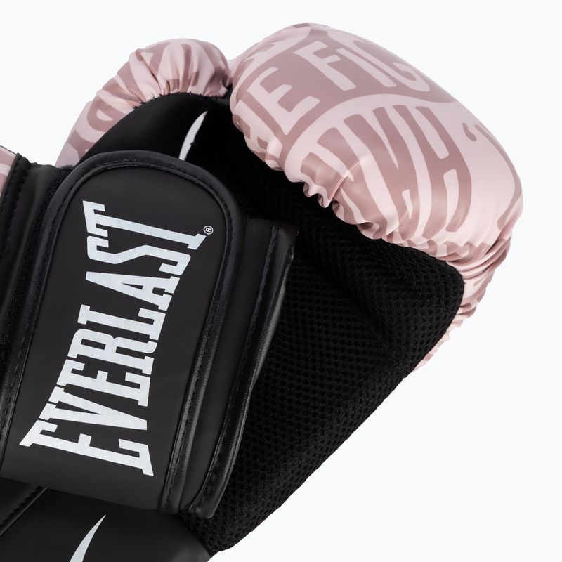 Mănuși de box pentru femei Everlast Spark Spark roz/auriu EV2150 PNK/GLD