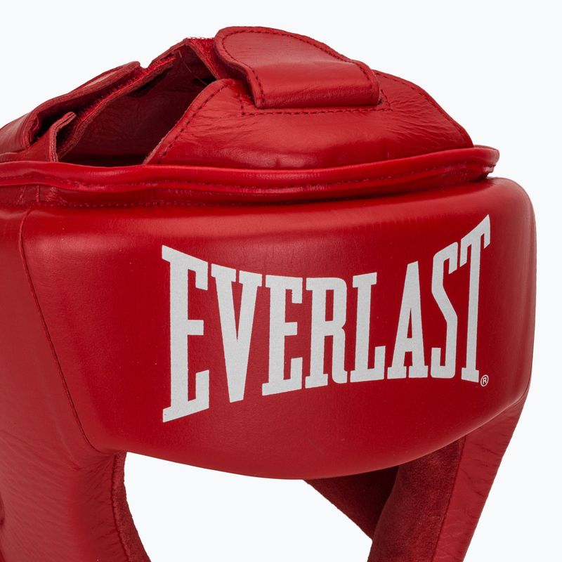 Cască de box Everlast Amateur Competition Headgear red 4