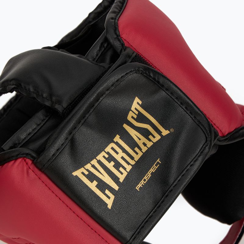 Set de box Everlast Prospect 2 Cască+ scuturi+ mănuși red/gold 15