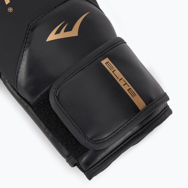 Mănuși de box  Everlast Pro Style Elite 2 black/gold 6