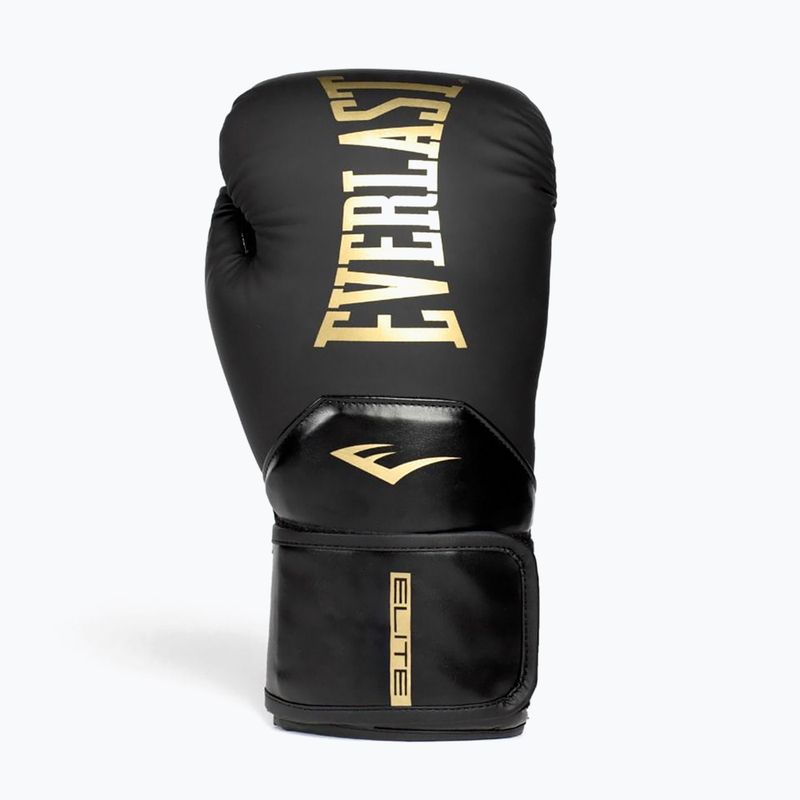 Mănuși de box  Everlast Pro Style Elite 2 black/gold 2