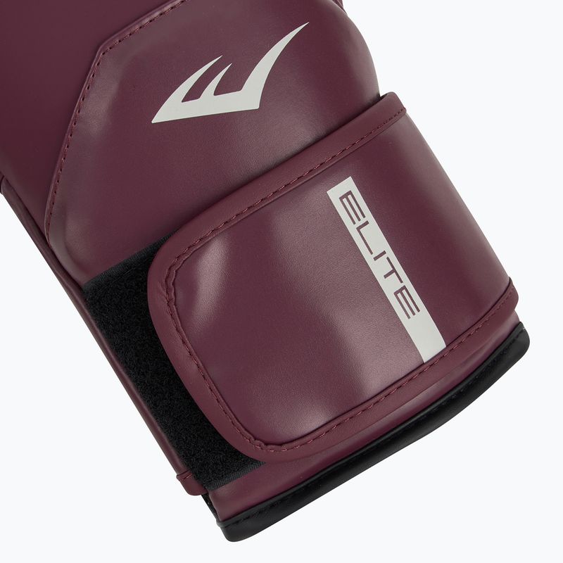 Mănuși de box  Everlast Pro Style Elite 2 maroon 6