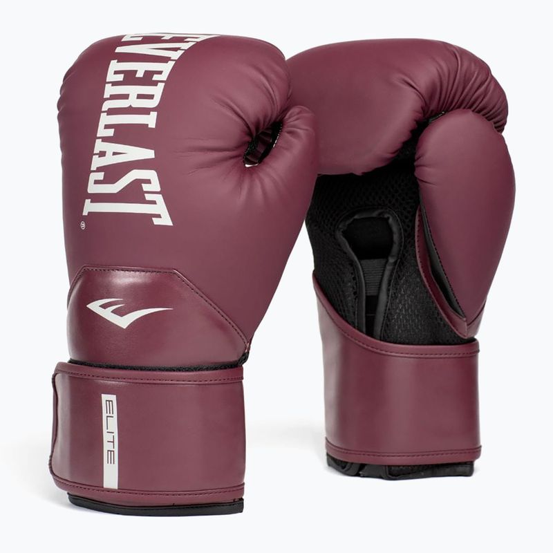 Mănuși de box  Everlast Pro Style Elite 2 maroon 7