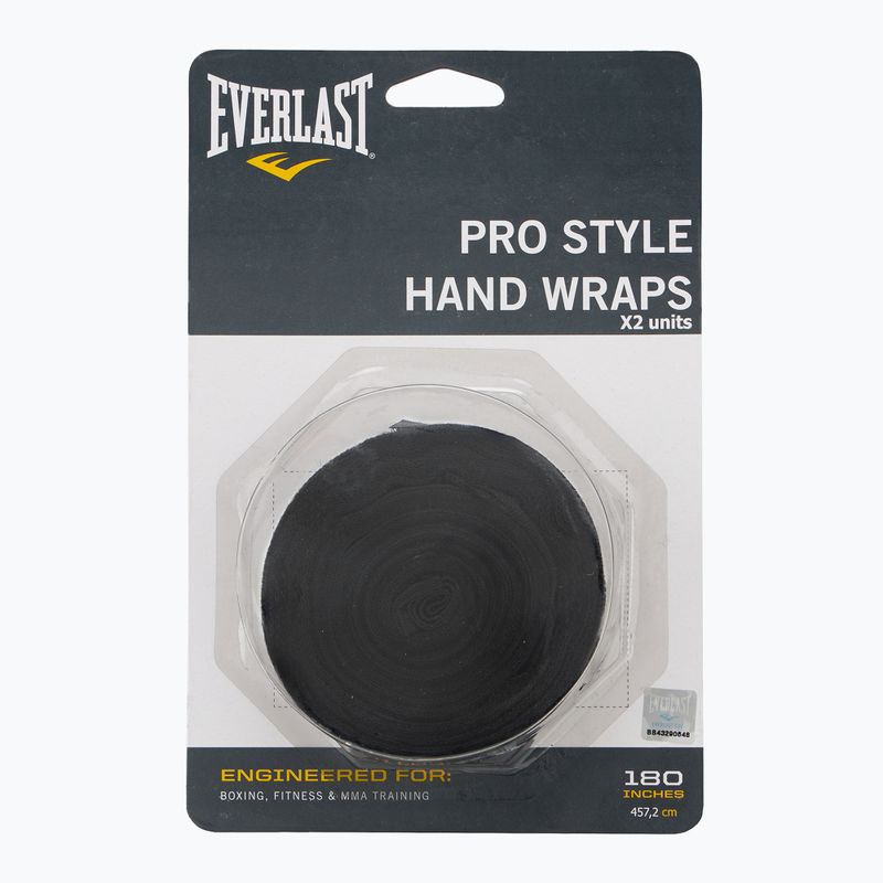 Bandaje de box Everlast 450 cm black 2