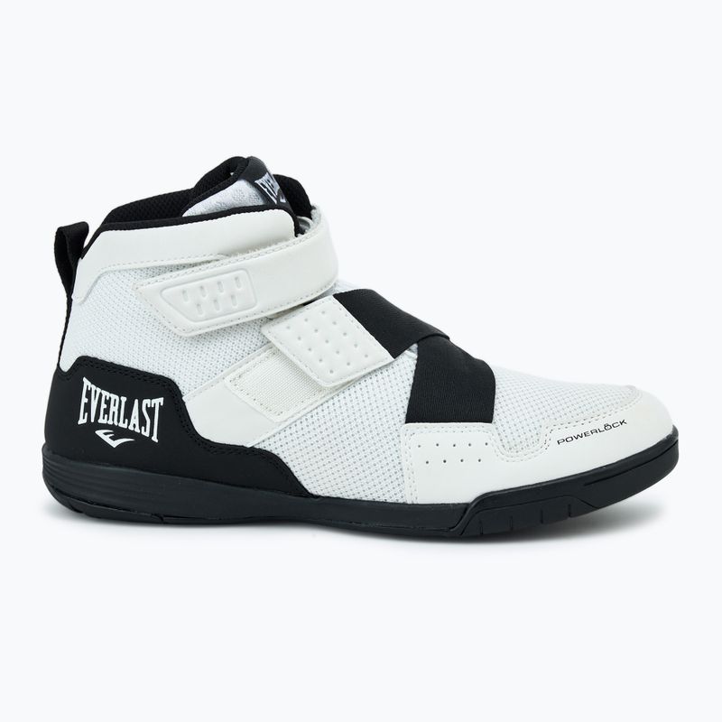 Încălțăminte de box pentru bărbați Everlast Powerlock X-Trainer white 2