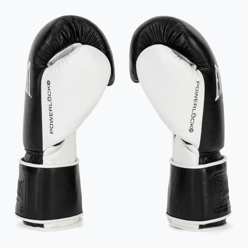 Mănuși de box Everlast Powerlock Pro OG H&L black/white 4