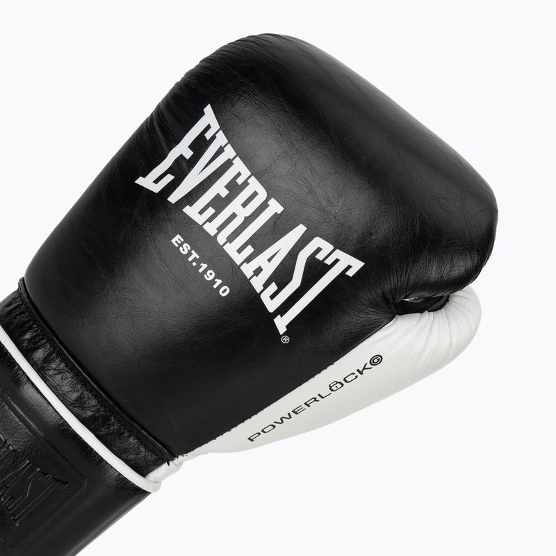 Mănuși de box Everlast Powerlock Pro OG H&L black/white 5