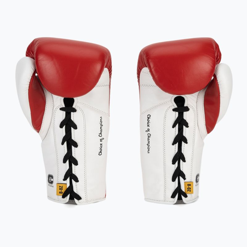 Mănuși de box Everlast Powerlock OG Pro Fight red/white 3