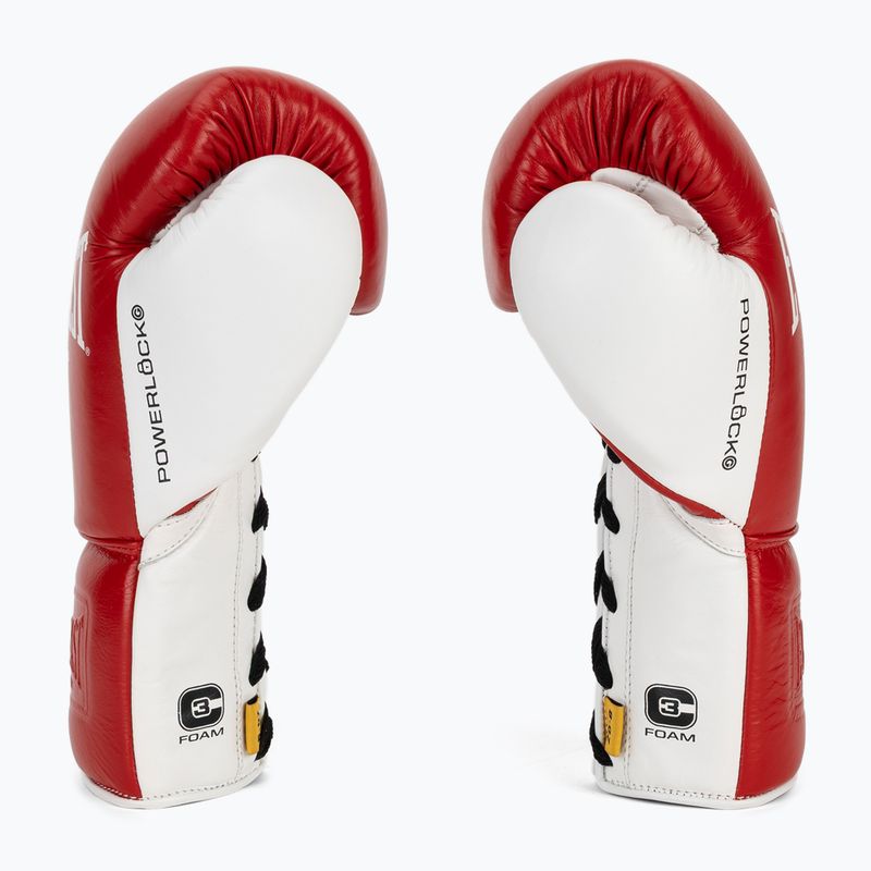Mănuși de box Everlast Powerlock OG Pro Fight red/white 4