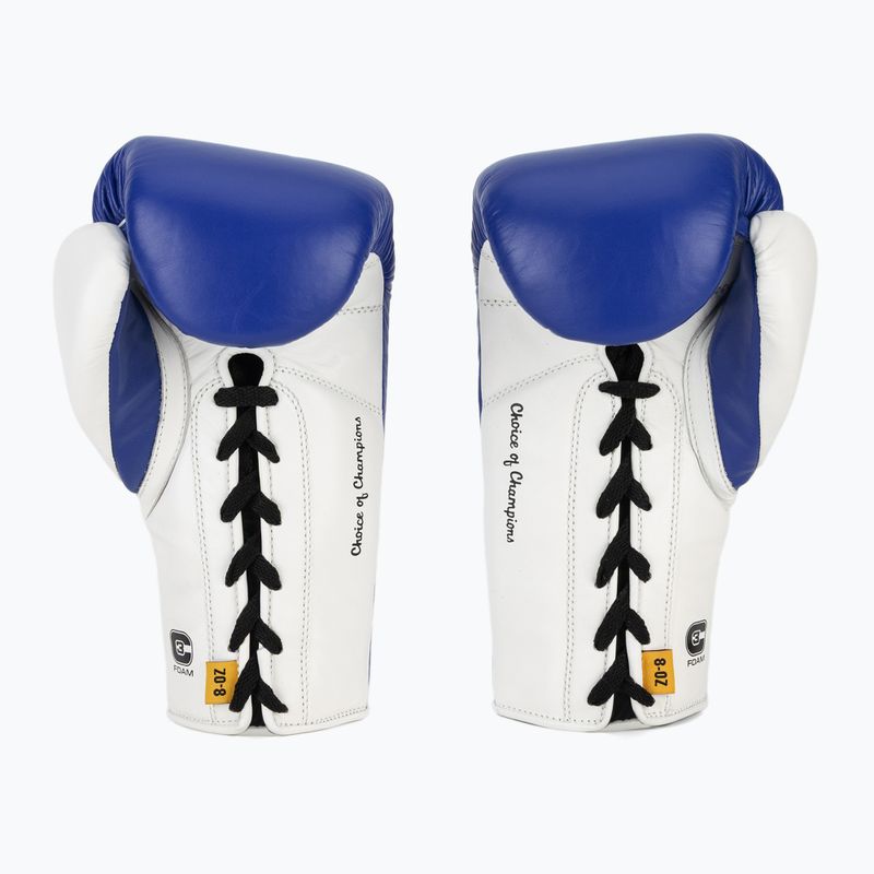 Mănuși de box Everlast Powerlock OG Pro Fight blue/white 3