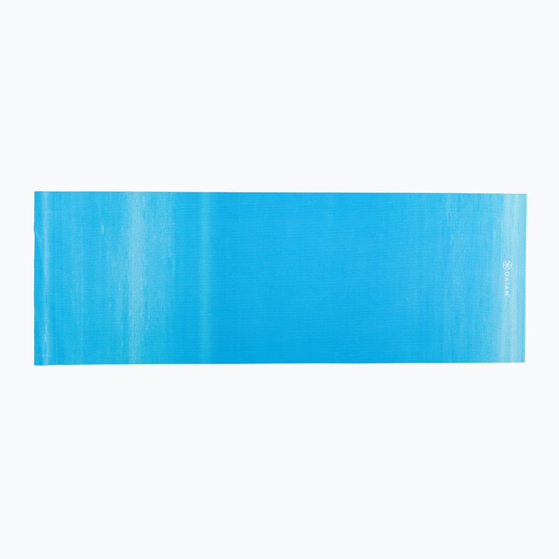 Covoraș de yoga Gaiam Tie Dye albastru 54844 2