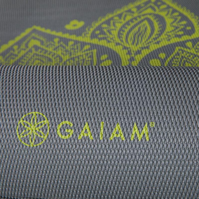 Covoraș de yoga Gaiam Citron Sundial gri 61333 4