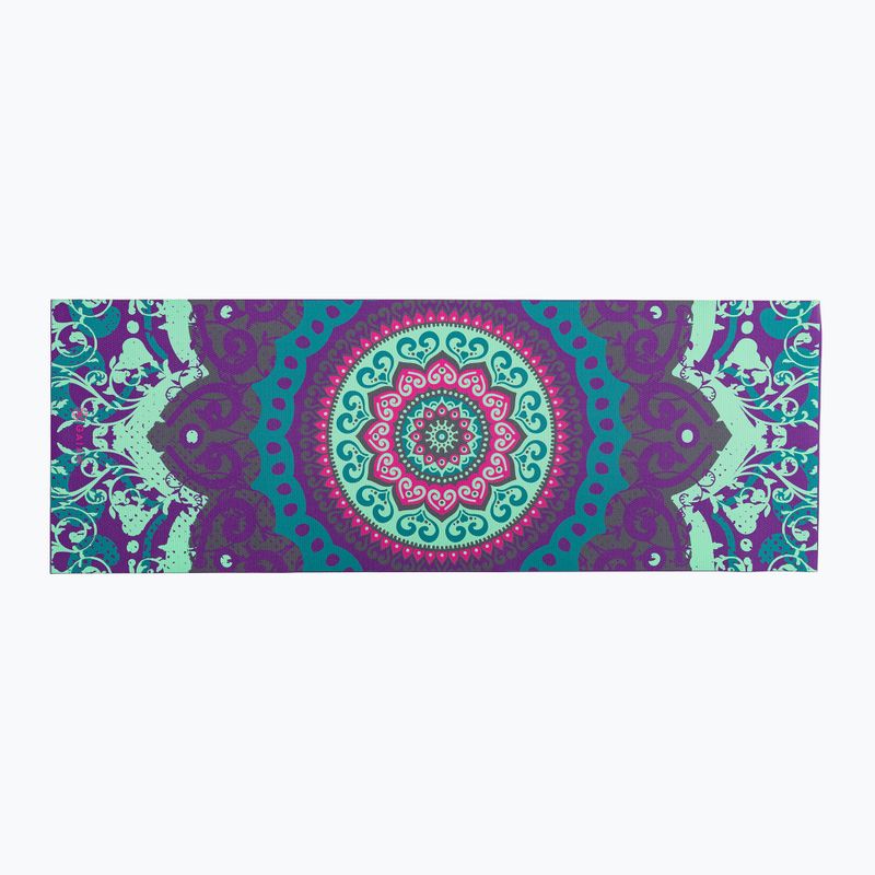 Covoraș de yoga Gaiam Moroccan Garden albastru 62612 2