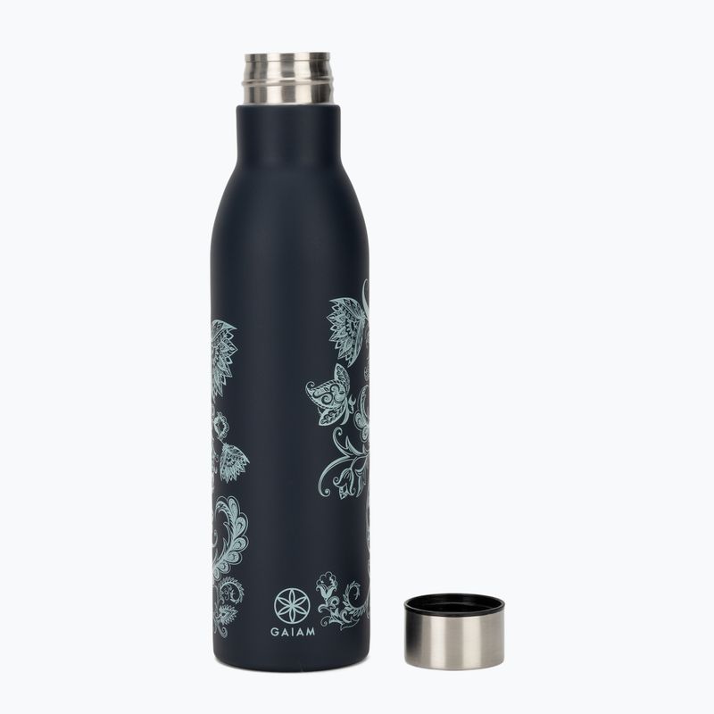 Sticlă Gaiam Easy Grip 740 ml spring paisley 3