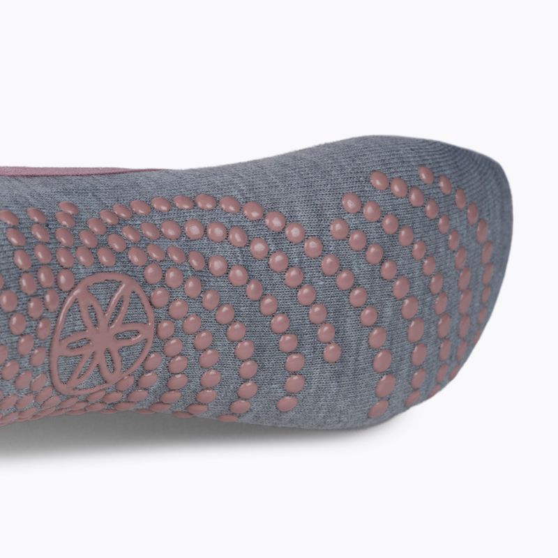 Șosete antiderapante de yoga pentru femei Gaiam, gri, 63755 4