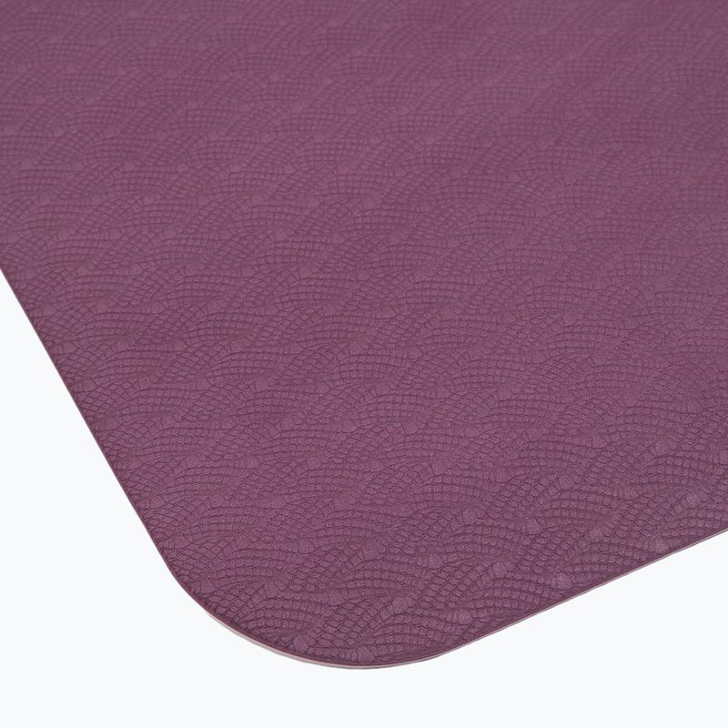 Covoraș de yoga Gaiam TPE Blush Printed burgndy 4