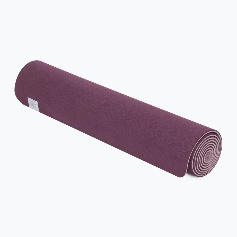 Covoraș de yoga Gaiam TPE Blush Printed burgndy 6