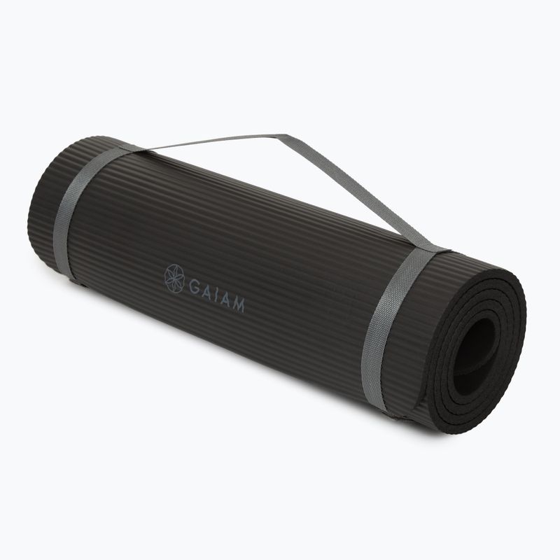 Covoraș de yoga Gaiam Fitness Black 5