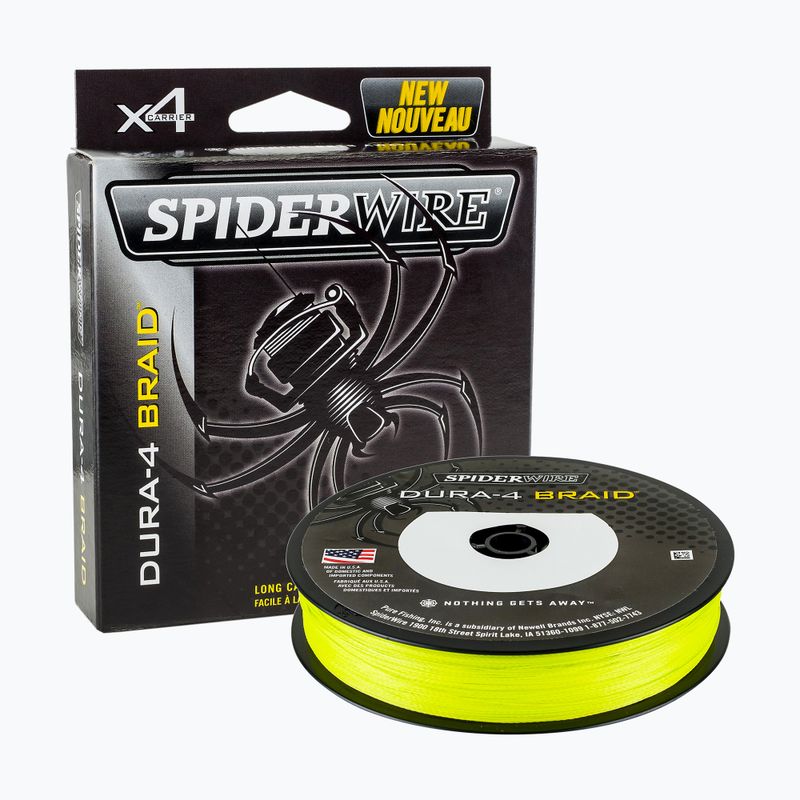 SpiderWire Dura 4 galben împletitură de spinning galben 1450404 2