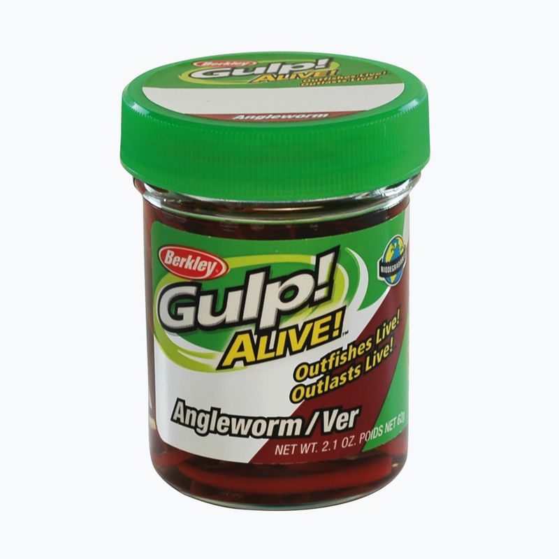 Berkley Gulp Alive Angle Worm Worm Red Wiggler momeală artificială cu viermi 1140587