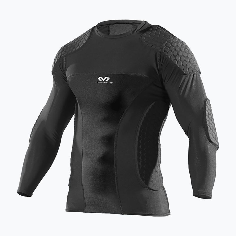 McDavid Hex Goalkeeper tricou pentru bărbați negru MCD439