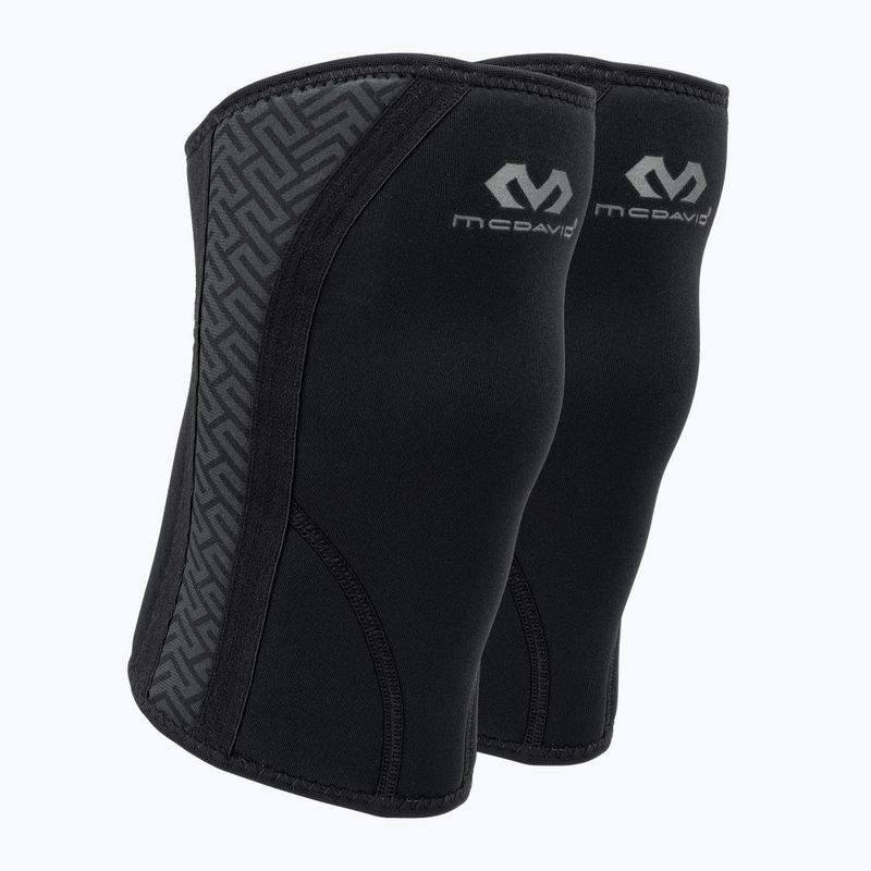 McDavid X-Fitness Stabilizator de genunchi Dual Density negru X801R-BK-L