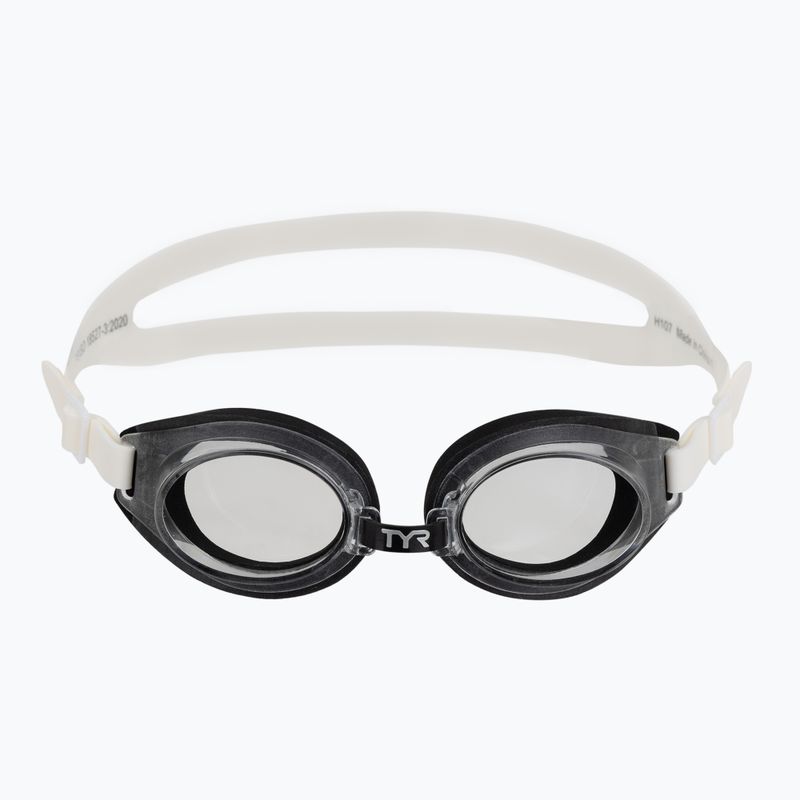 Ochelari de înot pentru copii TYR Foam Youth clear/black/white 2