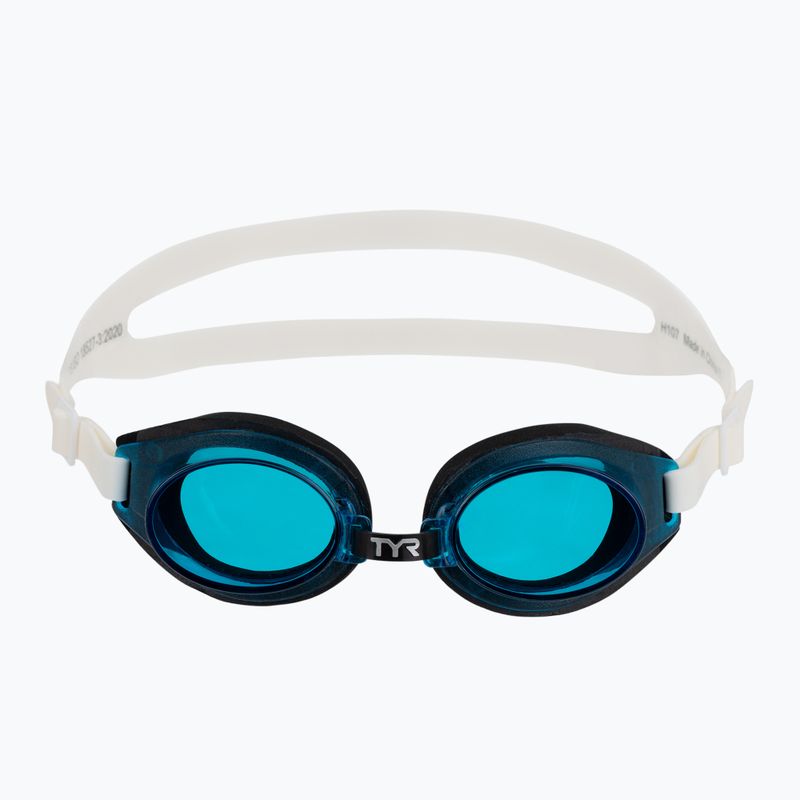Ochelari de înot pentru copii TYR Foam Youth blue/black/white 2