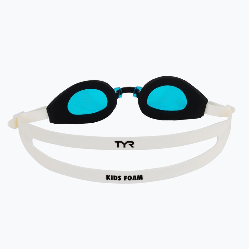 Ochelari de înot pentru copii TYR Foam Youth blue/black/white 4