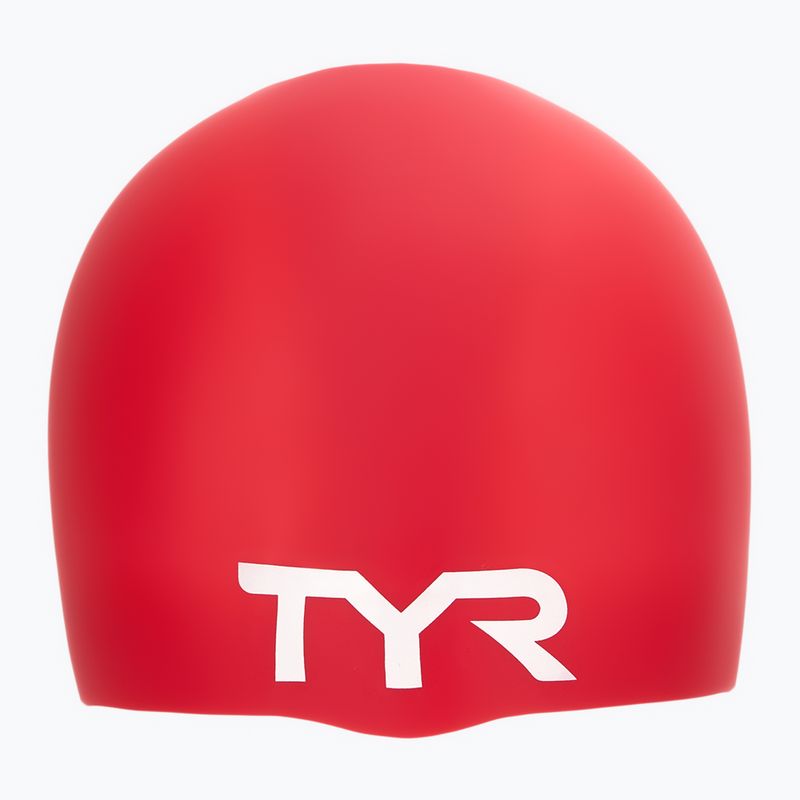 Cască de înot  TYR Wrinkle Free red
