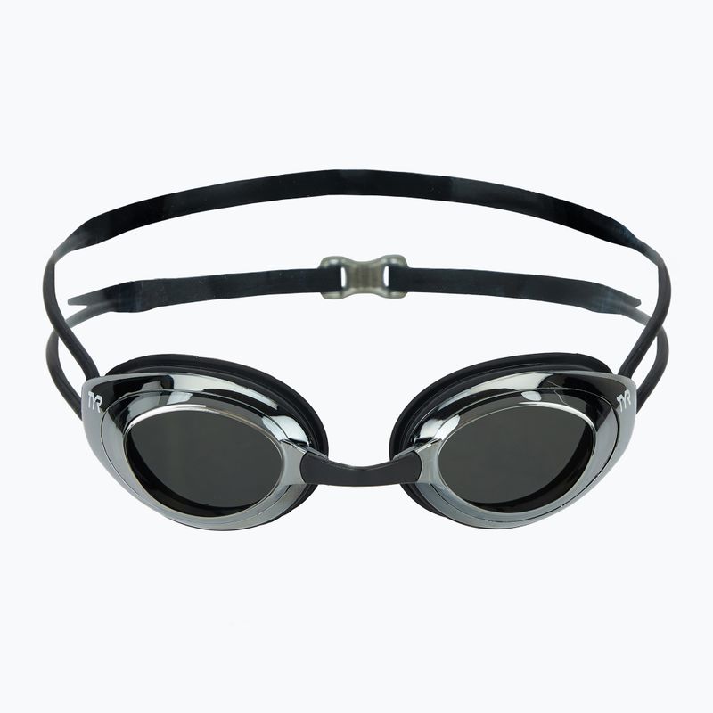 Ochelari de înot  TYR Blackhawk Racing Mirrored silver/ metal/ black 2