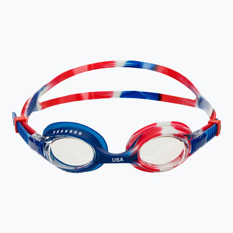 Ochelari de înot TYR Swimple USA clear/red/navy 2