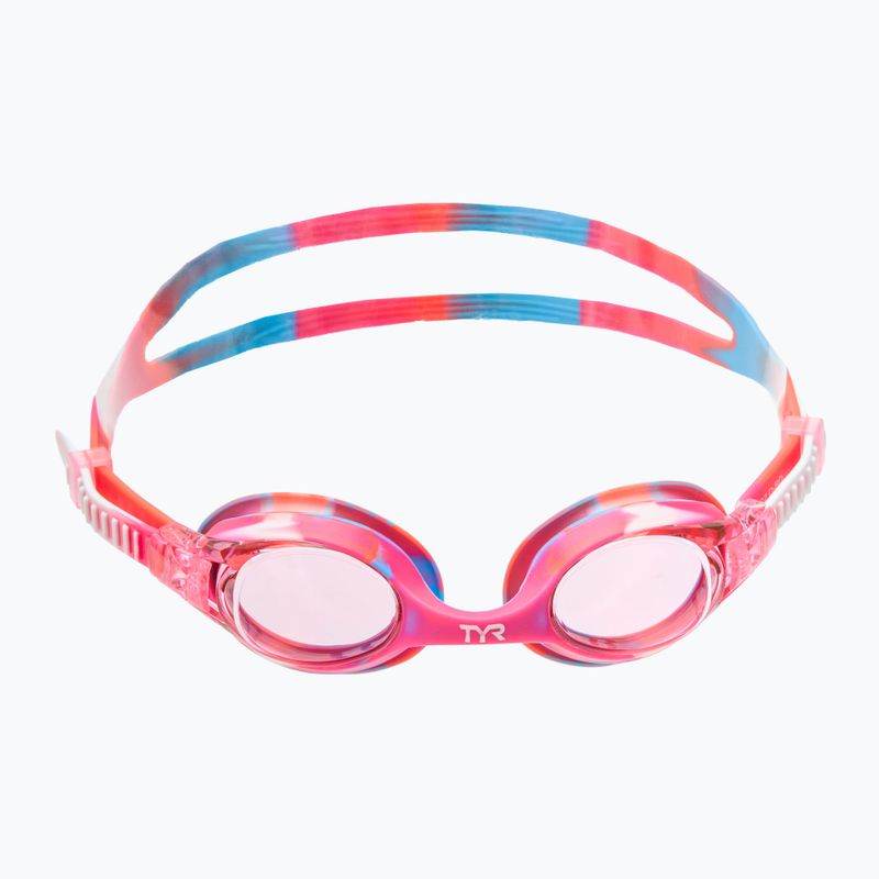 Ochelari de înot pentru copii  TYR Swimple Tie Dye Non-Mirrored pink/pink/white 2