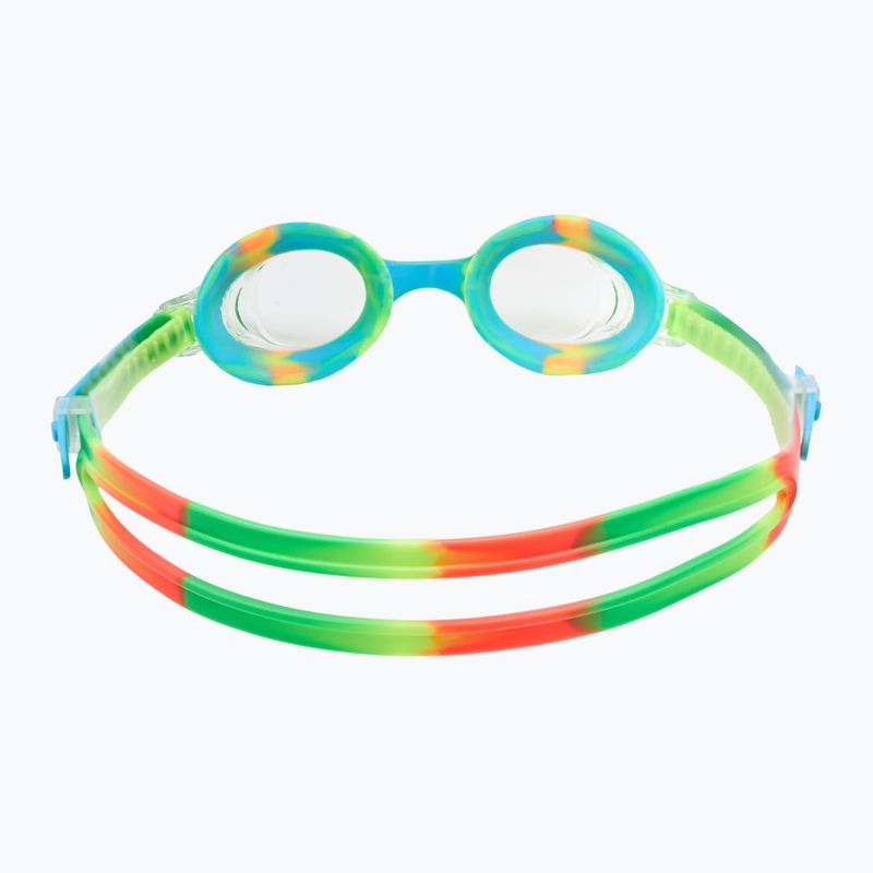 Ochelari de înot pentru copii  TYR Swimple Tie Dye Non-Mirrored clear/ green/ orange 4