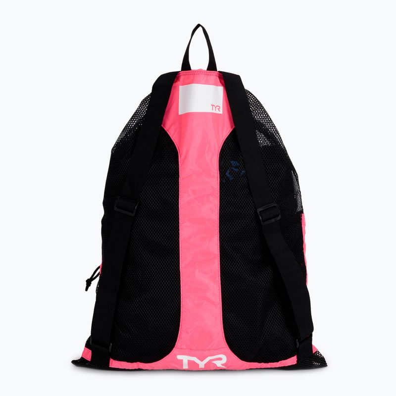 TYR Rucsac mare cu plasă pentru piscină Pink LBMMB3 2