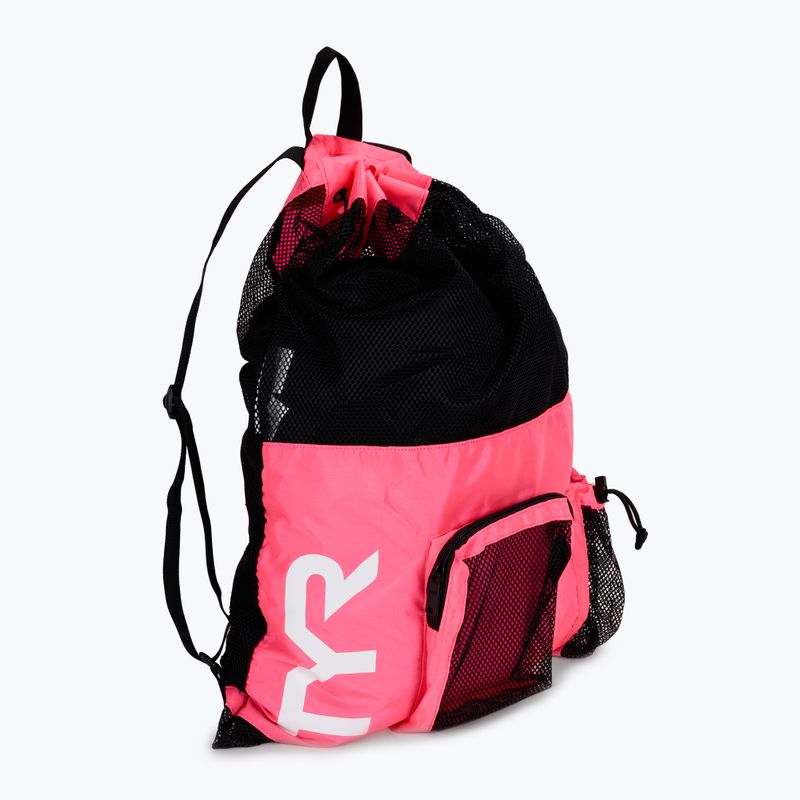 TYR Rucsac mare cu plasă pentru piscină Pink LBMMB3 3