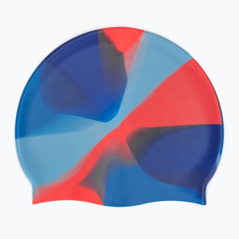 Cască de înot pentru copii TYR Tiedye Silicone Multicolor Jr blue/orange 2