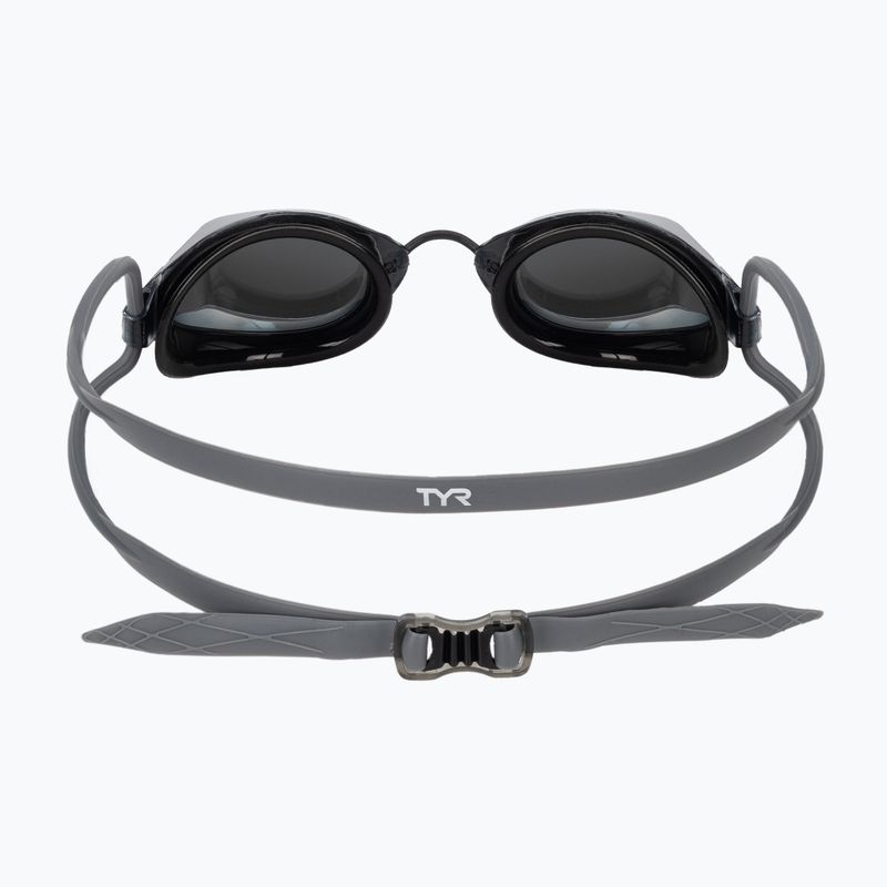 Ochelari de înot TYR Tracer-X Racing Mirrored negru-argintii LGTRXM_043 5